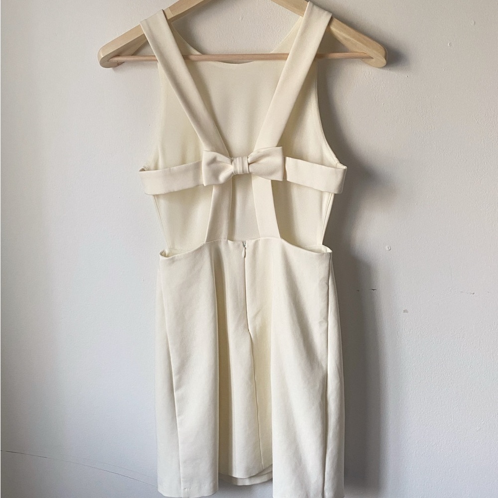 Zara Cream Backless Dress